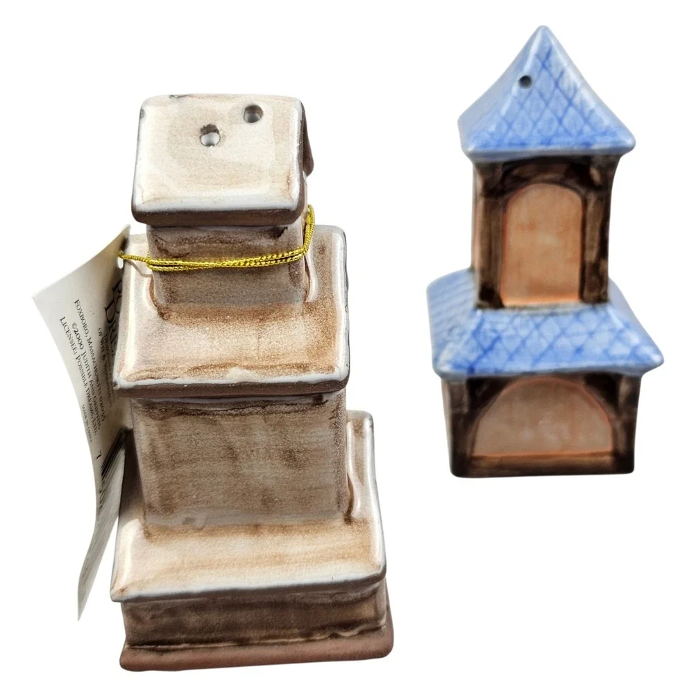 Possible Dreams‎ Judiths Garden Birdhouse Salt and Pepper Shakers 22480 2000 New